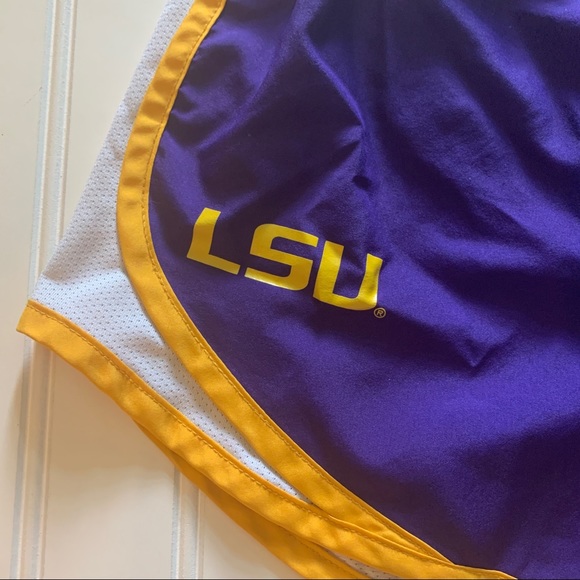 2 pairs Womens LSU Nike Dri-Fit Shorts XS - Picture 5 of 9